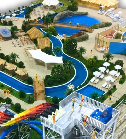 Custom-made physical scale models by ARI Model for Swissbau, including new building projects, sustainable infrastructure, renewable energy complexes, smart city concepts, and innovative architectural projects. Designed with precision engineering, int