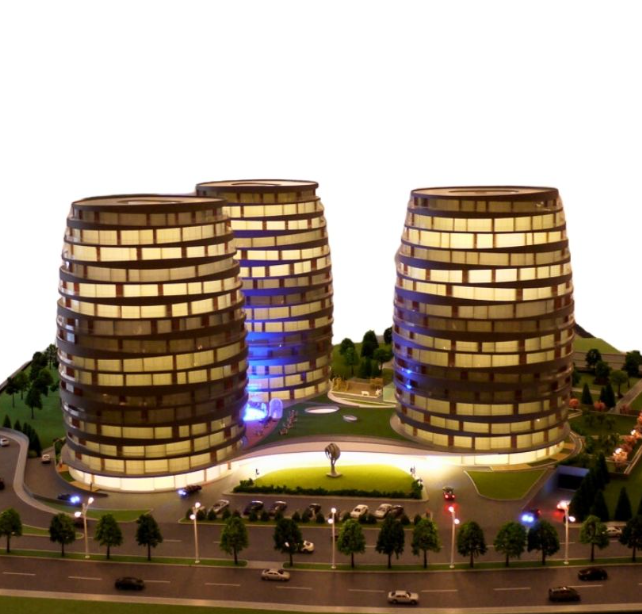 Custom-made physical scale models by ARI Model for the Real Estate Forum, including residential developments, commercial complexes, mixed-use hubs, smart city projects, and sustainable infrastructures. Equipped with LED lighting, animated features, a