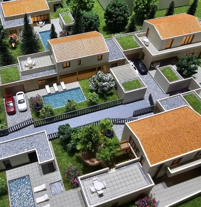 Bespoke physical scale models by ARI Model for the Real Estate Forum, including residential projects, commercial centers, smart city concepts, and sustainable mixed-use developments. Crafted with LED lighting, animated functions, and advanced technol