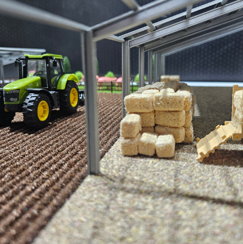 Custom physical scale models by ARI Model for Food Ingredients Europe, featuring food processing plants, sustainable ingredient facilities, logistics centers, and innovative packaging systems. Enhanced with lighting effects and animated features, the