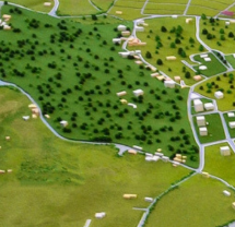Detailed illuminated and animated scale models by ARI Model for ProWein, including wineries, distilleries, bottling plants, and sustainable packaging facilities. These custom models integrate lighting effects, mechanical animation, and engineering pr
