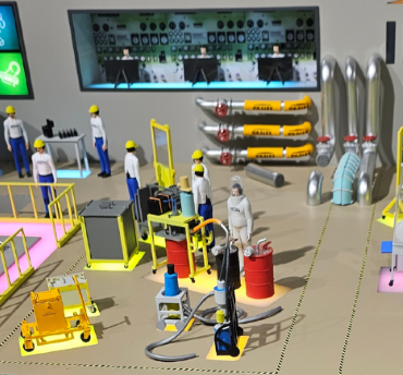 Physical scale models created by ARI Model for InfraDefence, featuring infrastructure protection systems, command centers, defense networks, and urban safety solutions. Enhanced with lighting effects, animation functions, and interactive design, thes