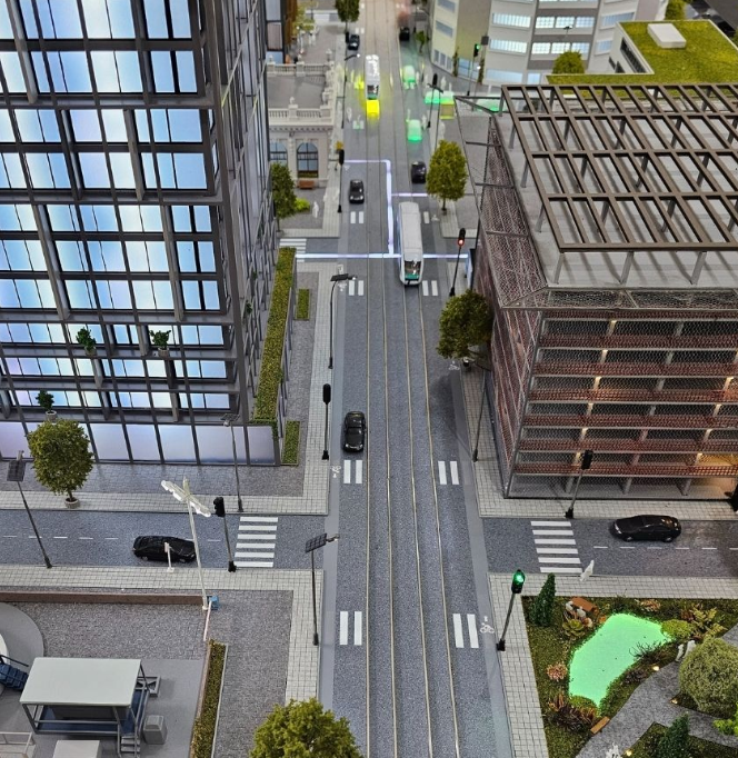 Physical scale models by ARI Model for Design District, showcasing innovative architectural concepts, modern retail spaces, eco-friendly urban designs, futuristic product displays, and sustainable city planning solutions. Built with exceptional craft