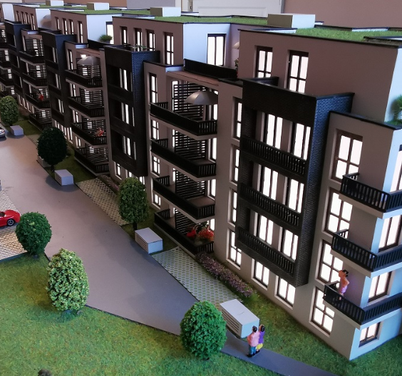 Custom physical scale models by ARI Model for Swiss Interior Days, showcasing cutting-edge interior design concepts, residential and commercial spaces, sustainable living solutions, and creative architectural details. Crafted with exceptional precisi