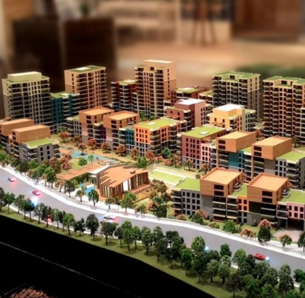 Custom physical scale models by ARI Model for Swiss Interior Days, designed to highlight interior design innovations, residential and commercial projects, and sustainable concepts. Enhanced with lighting effects, crafted details, and interactive comp