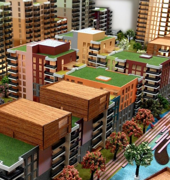 Custom physical scale models by ARI Model for Wohn Design Messe, designed to highlight interior architecture, furniture concepts, and sustainable living solutions. Enhanced with lighting effects, intricate details, and interactive components, these m
