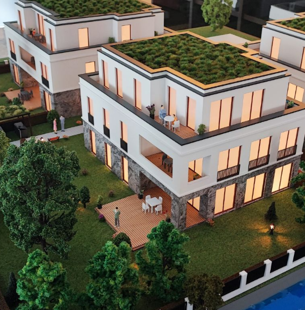 Illuminated and animated architectural scale models by ARI Model for Architektur & Wohnen, showcasing innovation, design, and craftsmanship. These custom-built models highlight architectural concepts, interior spaces, and modern design elements t