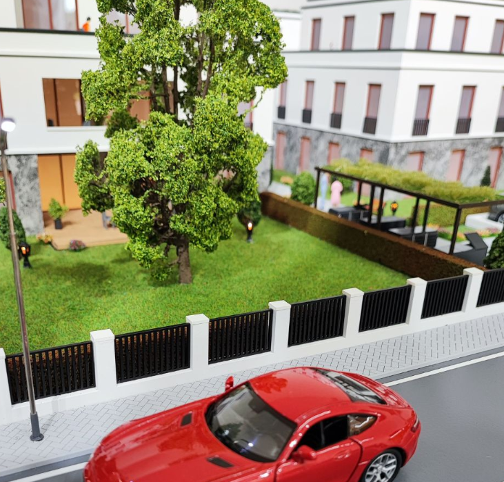 Custom illuminated and animated architectural models by ARI Model for Architektur & Wohnen. Each model showcases design excellence, lighting effects, and motion elements that capture the essence of innovation and craftsmanship. Perfect for archit