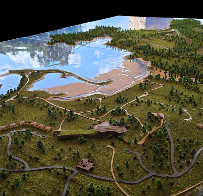 All-in-one custom physical scale model from ARI Model for Interior & Design, featuring state-of-the-art interior concepts, furniture, and design solutions. Featuring high-end lighting, animation, and interactivity, the model engages users, distil