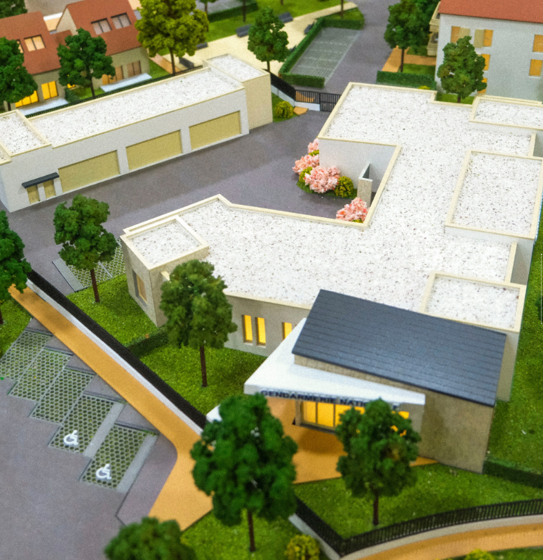 A highly detailed physical scale model created by ARI Model for Tourismusmesse Wien, featuring realistic textures, precise architectural detailing, and immersive lighting to engage visitors and enhance your brand’s presence on site.