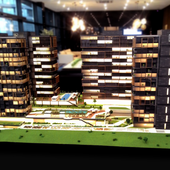 Custom-made illuminated and animated architectural model by ARI Model for TravelTech Europe, showcasing the fusion of technology and creativity through advanced LED systems, precise motion features, and detailed craftsmanship. Designed to visually re