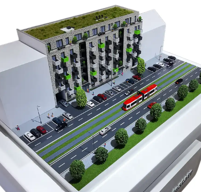 Custom illuminated and animated architectural model crafted by ARI Model for the Swiss Travel Market, highlighting the essence of tourism innovation through advanced LED technology, dynamic motion systems, and intricate craftsmanship. These physical 