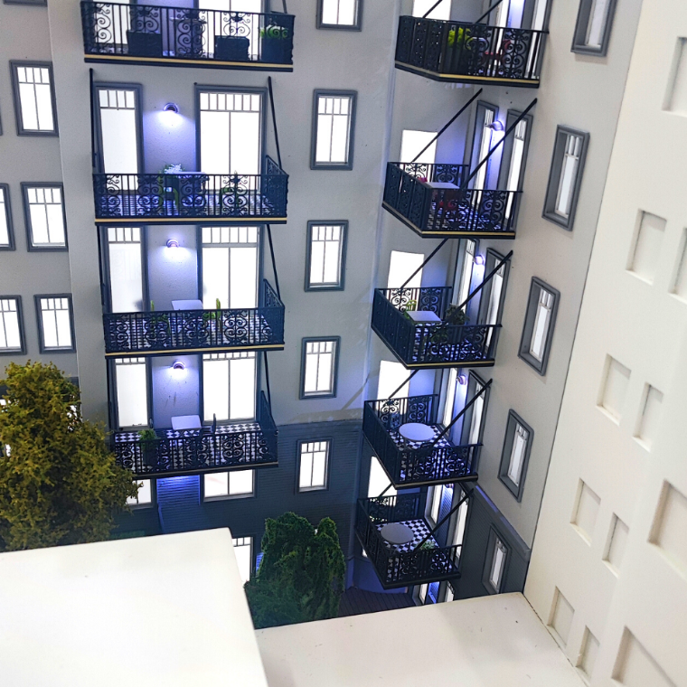 Custom illuminated and animated scale model created by ARI Model for Travel Expo Europe, representing hotels, airports, transportation systems, and tourism facilities with detailed craftsmanship. Enhanced with lighting, animation, and interactivity, 