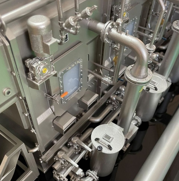 A custom-built educational scale model by ARI Model designed for the SETT exhibition, representing the evolution of learning environments, digital campuses, and technology-integrated classrooms. Each model merges craftsmanship, interactive lighting, 