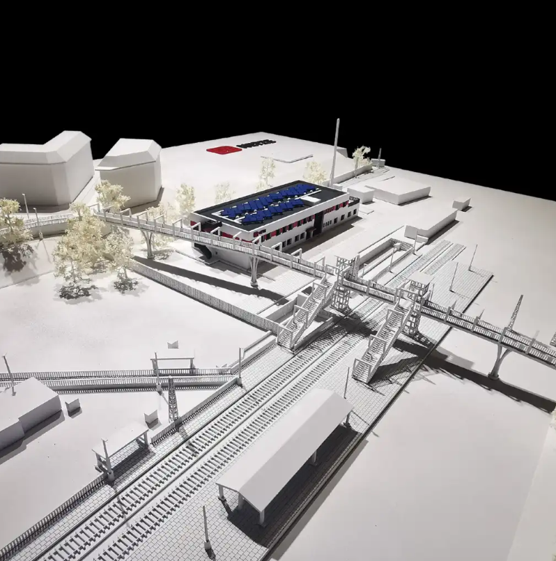 A tailor-made architectural model by ARI Model, designed exclusively for OEB Global, emphasizing advanced detailing, fine materials, and dynamic lighting effects. Each model is the result of ARI Model’s 20 years of expertise in creating exhibition-re