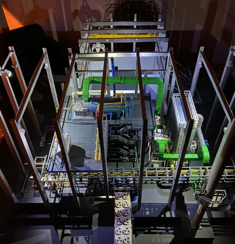 An expertly designed illuminated and animated exhibition model by ARI Model for E-Learning Expo, featuring precise lighting, motion, and detail. With two decades of experience, ARI Model transforms digital education concepts into visually captivating