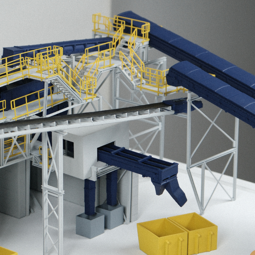 A custom architectural model designed by ARI Model for IAA Transportation, featuring advanced lighting effects, animations, and detailed craftsmanship to visualize innovations in mobility, logistics, and transportation systems. Built upon more than 2