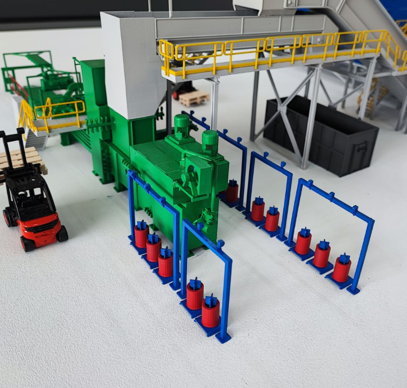 A bespoke scale model developed by ARI Model for the Supply Chain Event, integrating lighting effects, animations, and architectural precision to represent logistics, automation, and transport systems. With more than 20 years of expertise, ARI Model 