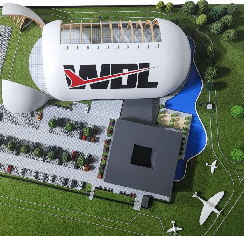 A customized illuminated and animated model designed by ARI Model for Logistics & Distribution Switzerland. By combining light, movement, and architectural design, these models highlight automation technology, transport innovations, and logistics