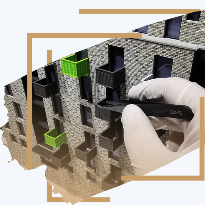 A bespoke architectural exhibition model designed by ARI Model for Logistik Dialog. Merging light, motion, and architectural craftsmanship, these models embody logistics and transport innovations in real-world, interactive form. With two decades of e