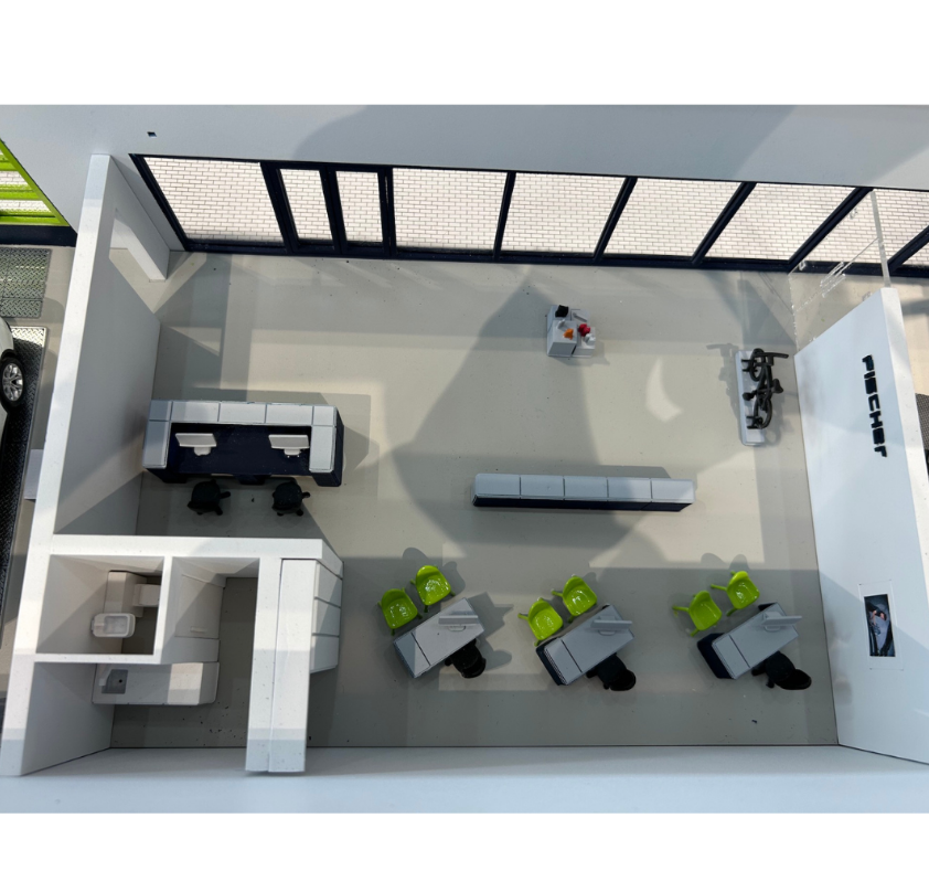 A custom built logistics model engineered by ARI Model, featuring precise detailing, spatial accuracy, optimized layouts, and functional representation. Designed for innovators attending the Future Logistics Summit, this model demonstrates how ARI Mo